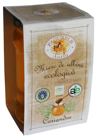 Miere coriandru eco 400g - FAGURELE AURIU