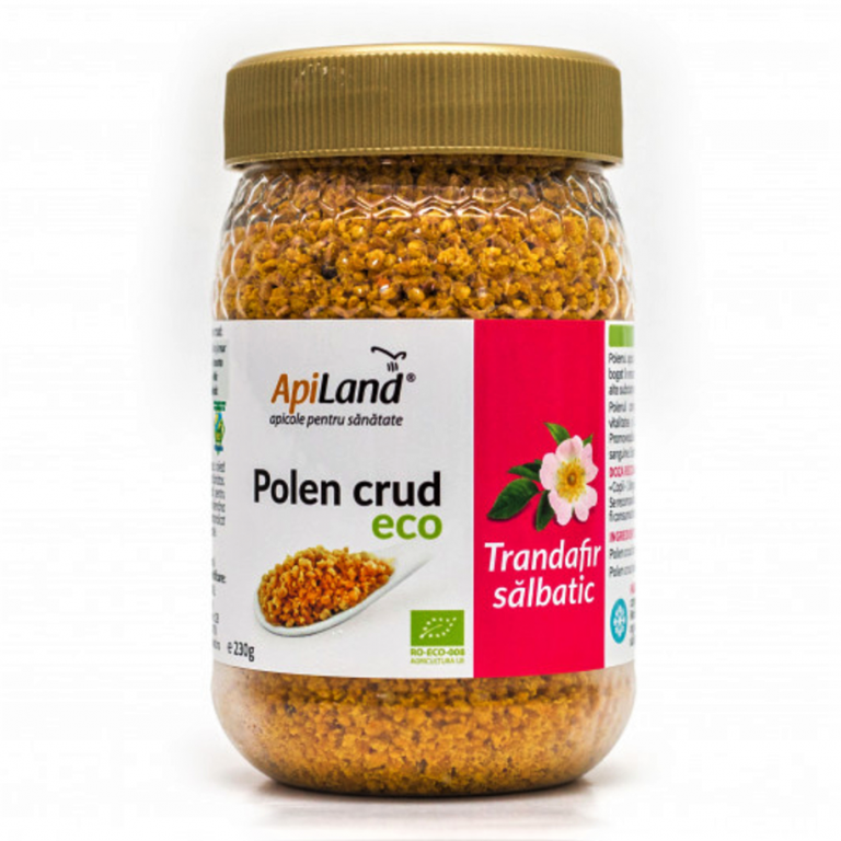 Polen crud trandafir salbatic eco 230g - APILAND