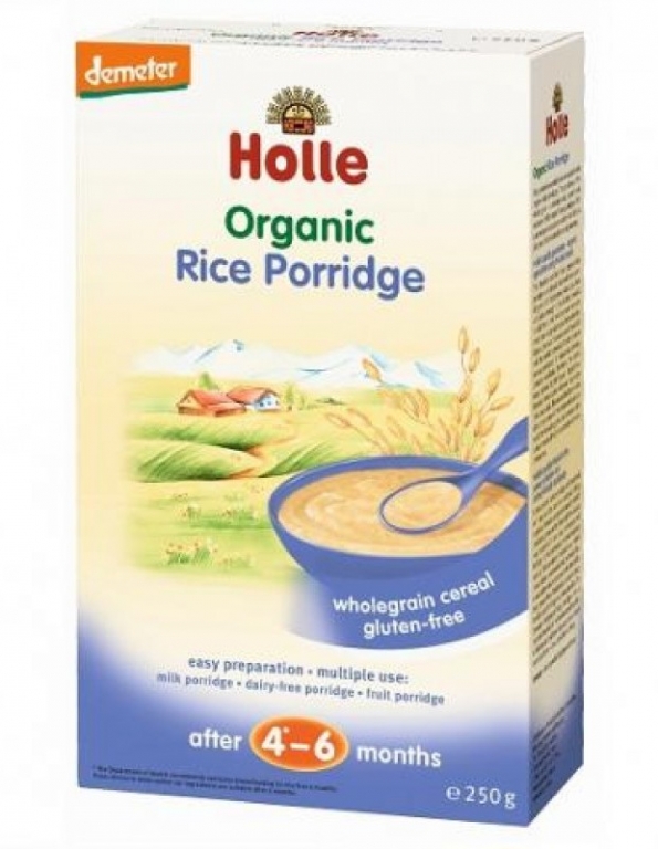 Porridge orez bebe +4luni eco 250g - HOLLE