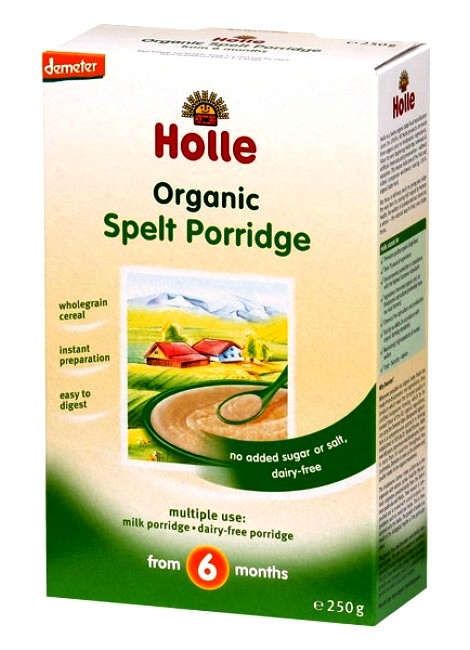 Porridge spelta bebe +6luni eco 250g - HOLLE