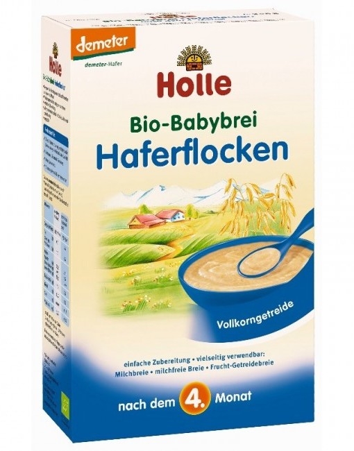 Porridge ovaz bebe +6luni eco 250g - HOLLE