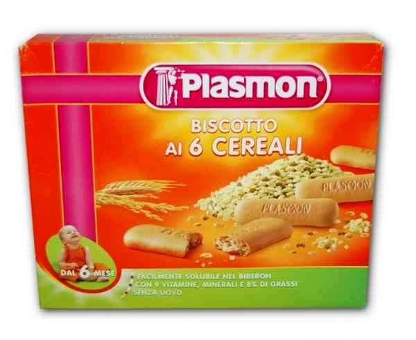 Biscuiti 6cereale bebe +6luni 300g - PLASMON