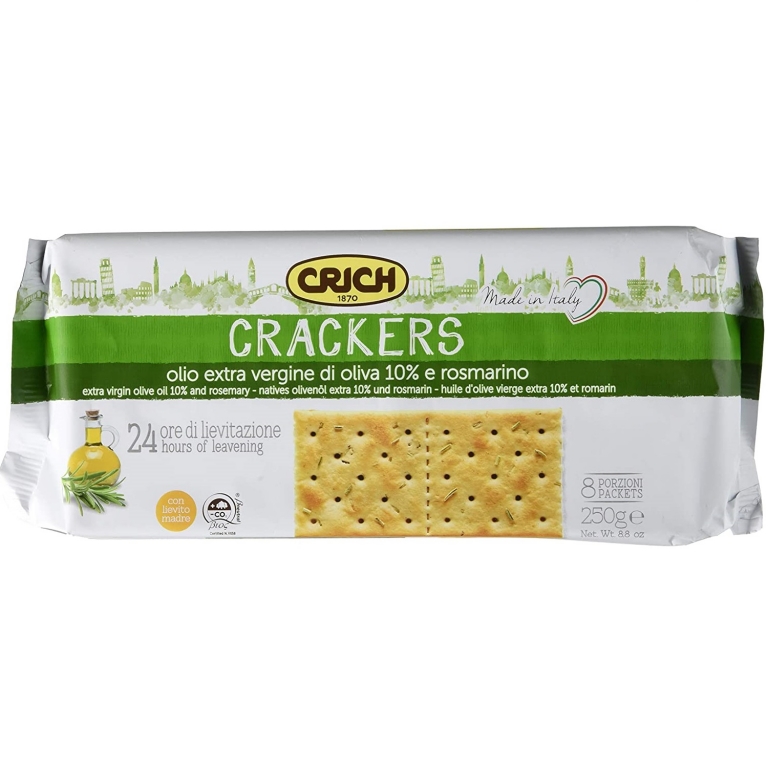 Crackers ulei masline rozmarin eco 250g - CRICH