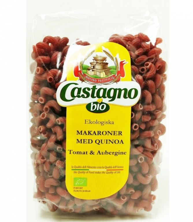 Paste melci grau quinoa rosii vinete 500g - CASTAGNO