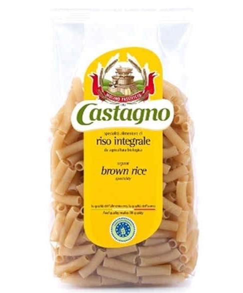 Paste macaroane orez integral 500g - CASTAGNO