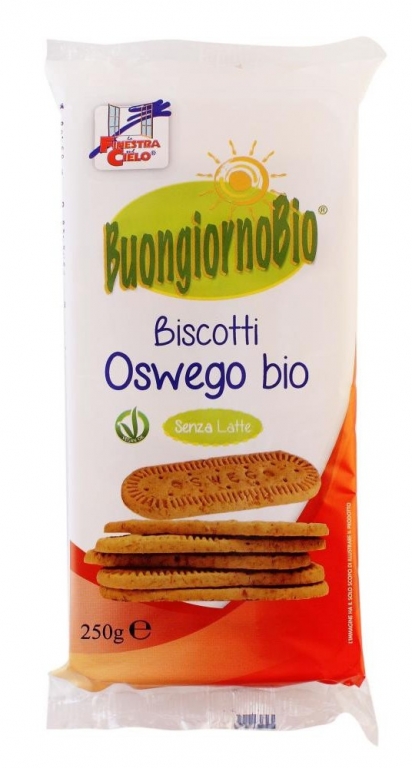 Biscuiti grau Oswego Buongiorno eco 250g - LA FINESTRA SUL CIELO