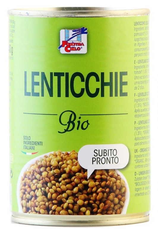 Conserva linte verde eco 400g - LA FINESTRA SUL CIELO