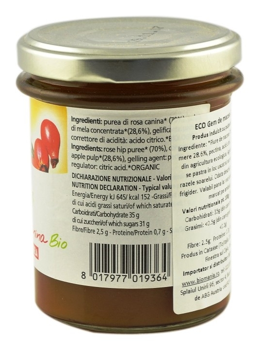 Gem macese mere fara zahar eco 220g - LA FINESTRA SUL CIELO