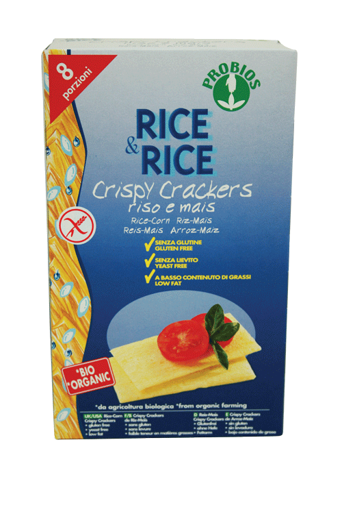 Crackers orez porumb fara gluten eco 200g - PROBIOS