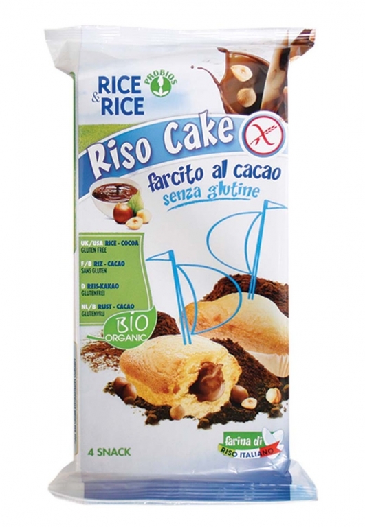 Briose orez cacao fara gluten eco 4x45g - PROBIOS