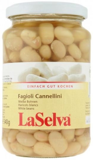 Conserva fasole alba cannellini 340g - LA SELVA