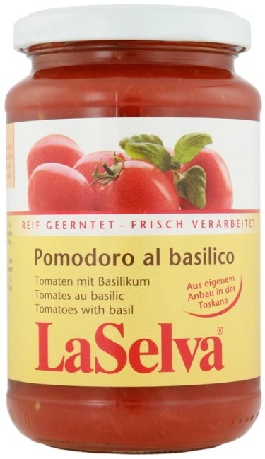Sos tomat busuioc 340g - LA SELVA