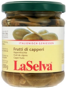 Capere fructe in otet vin 200g - LA SELVA