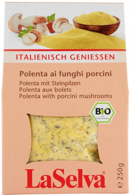 Polenta ciuperci porcini 250g - LA SELVA