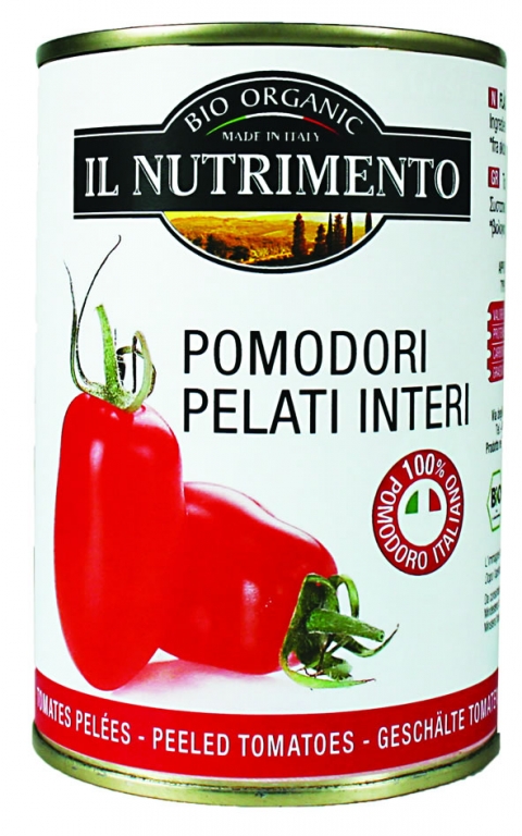 Rosii decojite intregi in suc propriu eco 400g - IL NUTRIMENTO