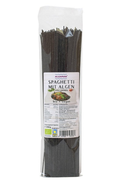 Paste spaghete grau integral alge bio 250g - ALGAMAR