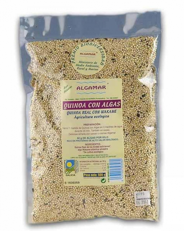 Melanj quinoa alba alge marine bio 500g - ALGAMAR