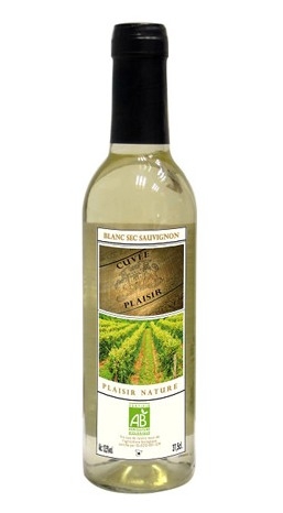 Vin alb sec Sauvignon 375ml - CUVEE PLAISIR