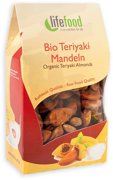 Migdale Teriyaki condimentate raw bio 90g - LIFEFOOD