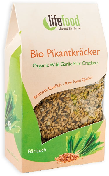 Crackers leurda fara gluten raw bio 90g - LIFEFOOD