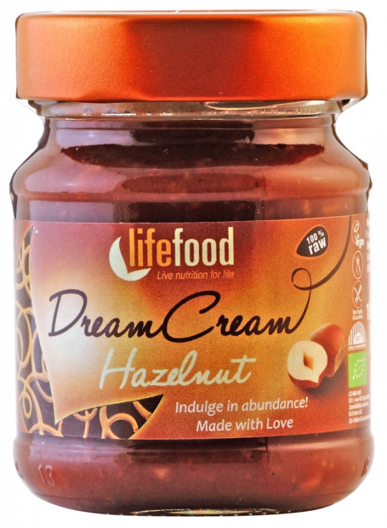 Crema desert migdale ciocolata DreamCream raw eco 150g - LIFEFOOD