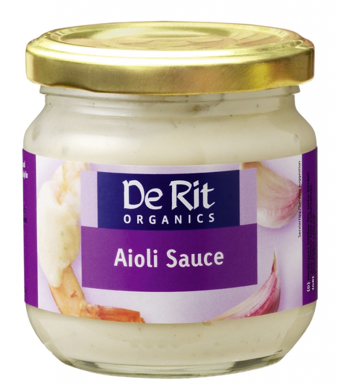 Sos Aioli usturoi patrunjel 180g - DE RIT