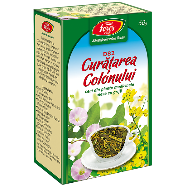 Ceai Curatare Colon 50g - Fares