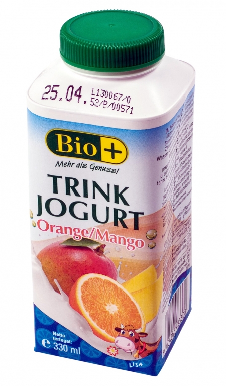 Iaurt baut portocale mango 330g - BIOPLUS