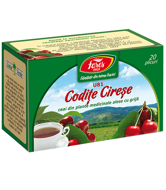 Ceai cozi cirese 20dz - FARES