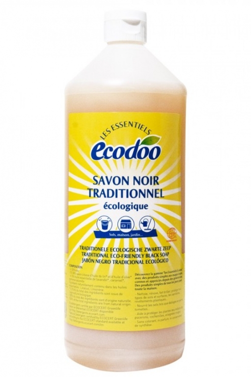 Sapun lichid negru traditional 1L - ECODOO