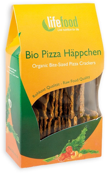 Crackers pizza fara gluten raw bio 70g - LIFEFOOD