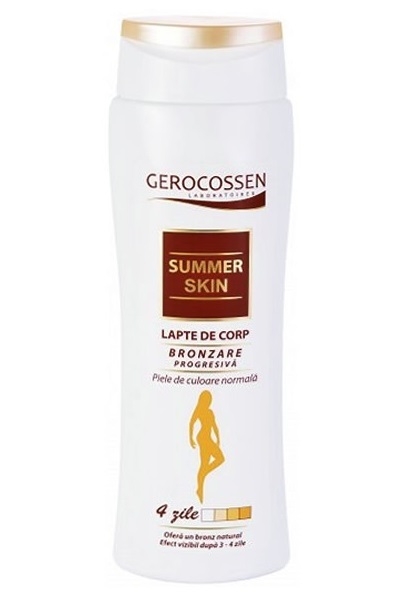 Lapte corp bronzare progresiva piele normala Summer Skin 400ml - GEROCOSSEN