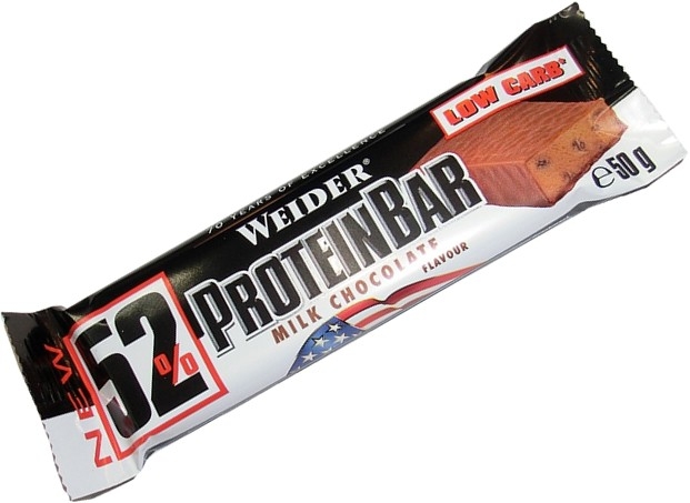 Baton proteic 52% ProteinBar ciocolata lapte 50g - WEIDER