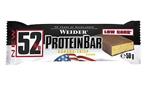 Baton proteic 52% ProteinBar banana crisp 50g - WEIDER