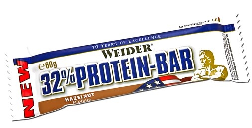 Baton proteic 32% ProteinBar alune 60g - WEIDER