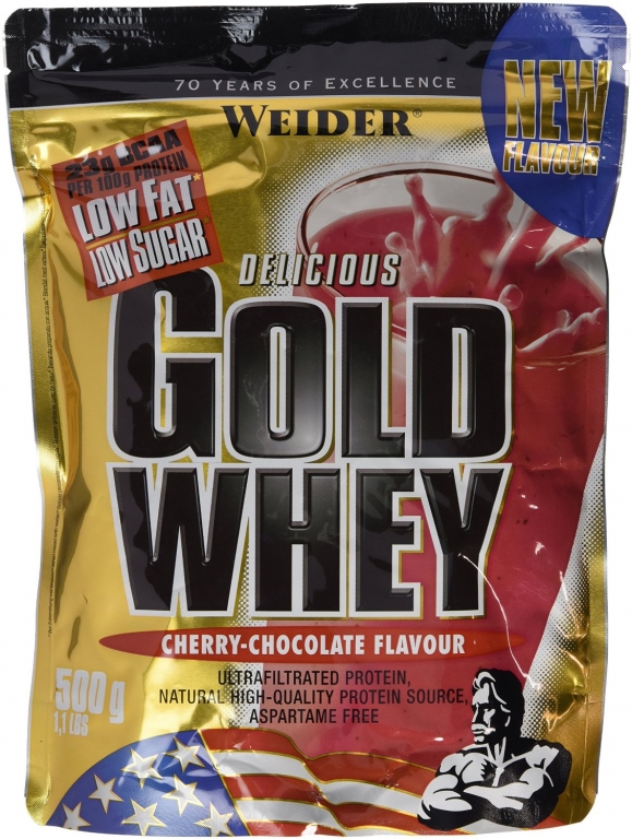 Pulbere proteica zer concentrat Gold cirese ciocolata 500g - WEIDER