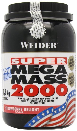 Super mega mass 2000 capsuni 1,5kg - WEIDER