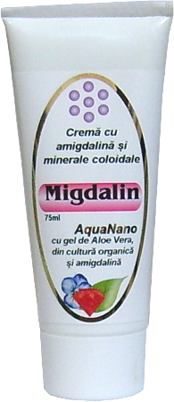 Crema minerale coloidale vitamina B17 Migdalin 75ml - AQUA NANO