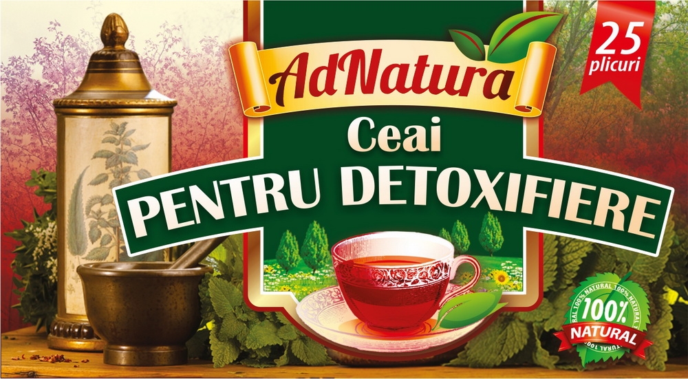 Ceai detoxifiere 25dz - ADNATURA