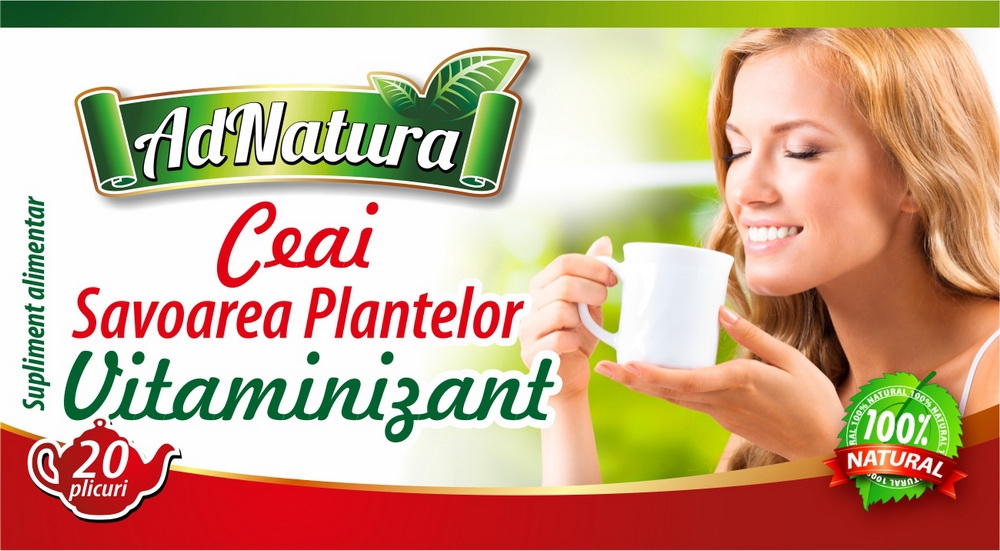 Ceai vitaminizant Savoarea Plantelor 20dz - ADNATURA
