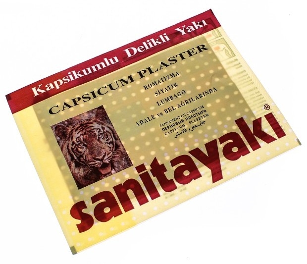 Plasture antireumatic capsicum {12x17cm} Sanitayaki 1b - BETASAN