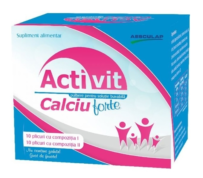 Calciu forte Activit 20pl - AESCULAP