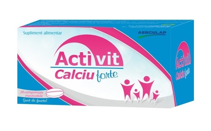 Calciu forte Activit 20cp - AESCULAP