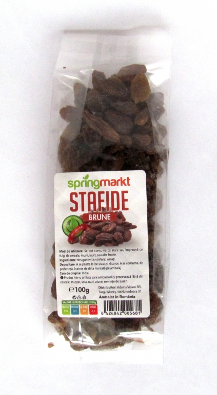 Stafide brune 100g - SPRINGMARKT