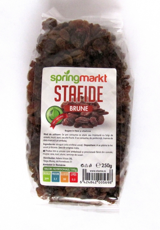 Stafide brune 1kg - SPRINGMARKT