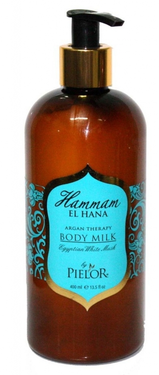 Lapte corp ulei argan Egyptian White Musk 400ml - HAMMAM EL HANA