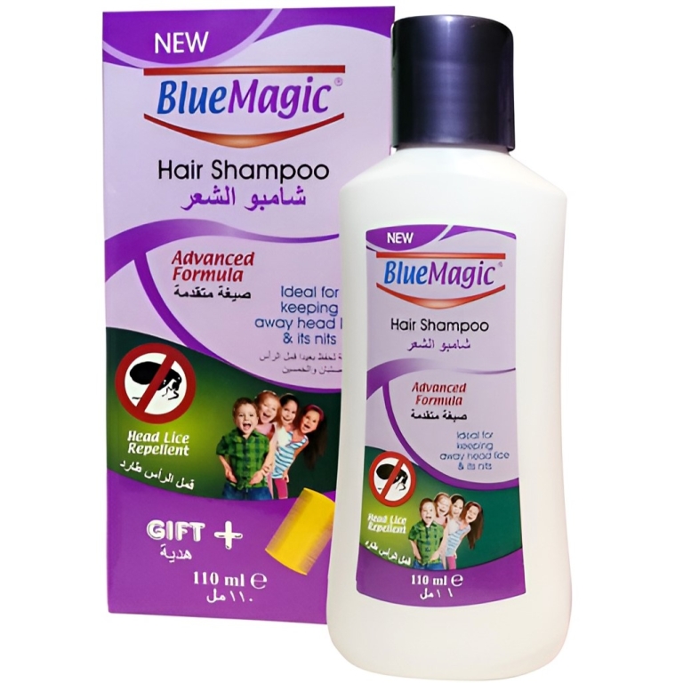 Sampon impotriva paduchilor pieptan inclus Blue Magic 110ml - UKIP COSMETIC