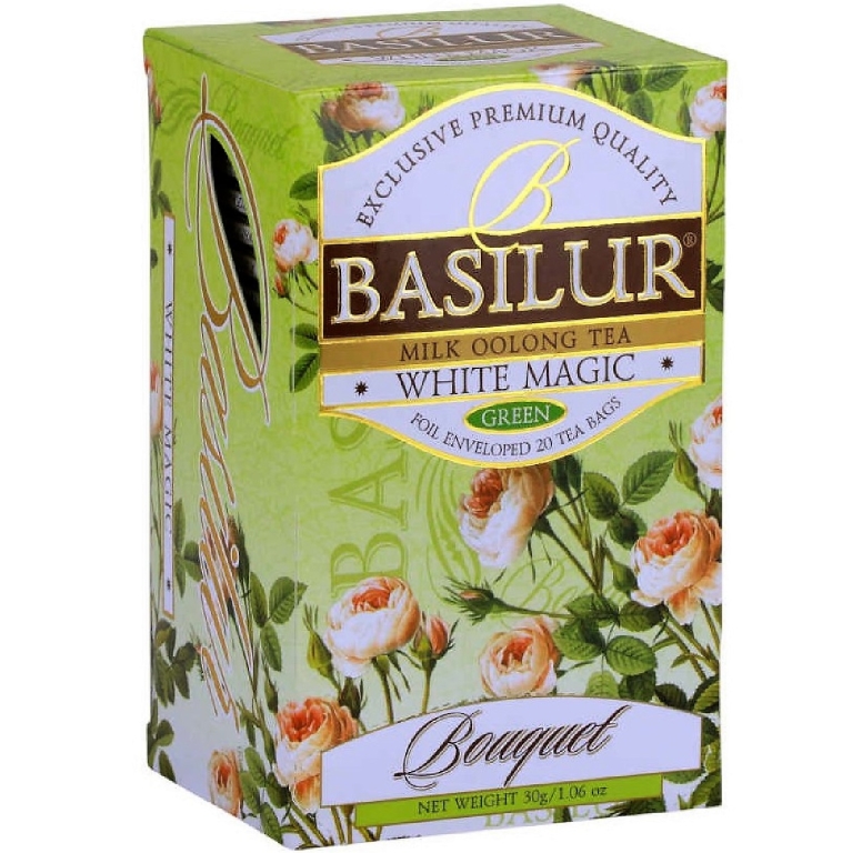 Ceai verde milk oolong Bouquet white magic 1,5gx25dz - BASILUR