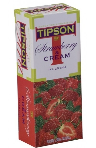 Ceai negru ceylon capsuni frisca 25dz - TIPSON