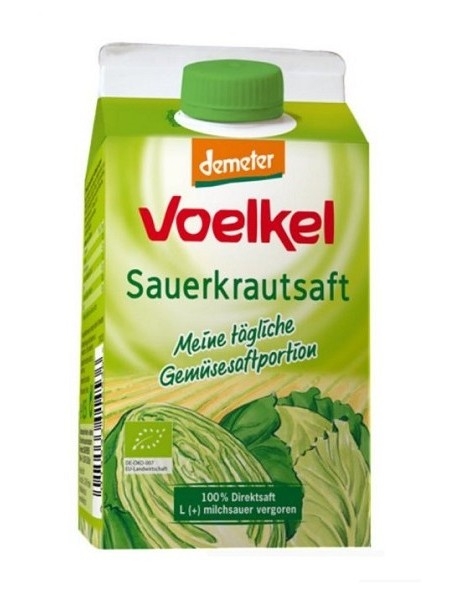 Suc varza acra lactofermentat eco 500ml - VOELKEL